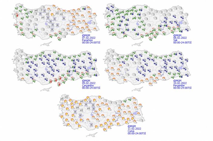 Meteorolojiden çığ ve sağanak yağış uyarısı