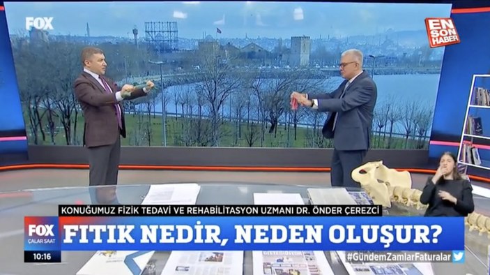 İsmail Küçükkaya, fıtığa iyi gelen egzersizleri canlı yayında gösterdi