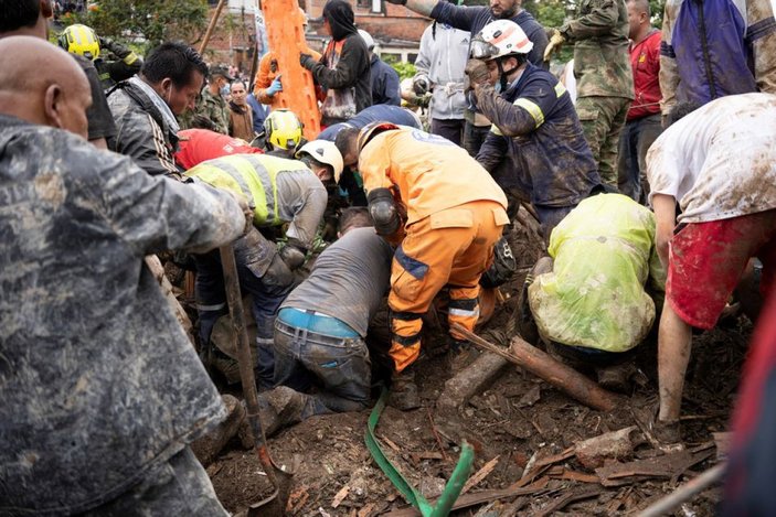 Kolombiya'da toprak kayması: 14 ölü