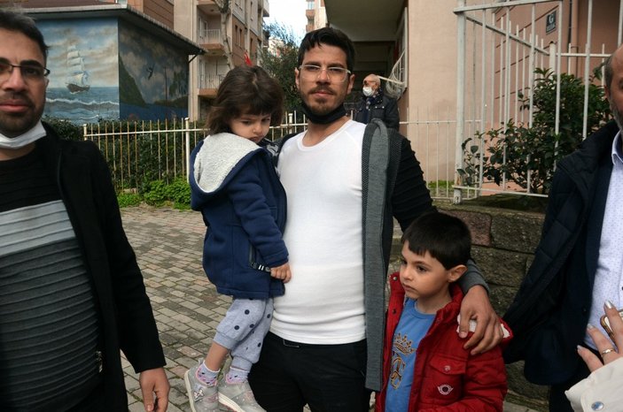 İstanbul'da terk edilen Suriyeli baba çocuklarına kavuştu