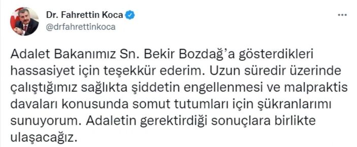 Bekir Bozdağ: Sağlıkta şiddette yeni adımlar atacağız
