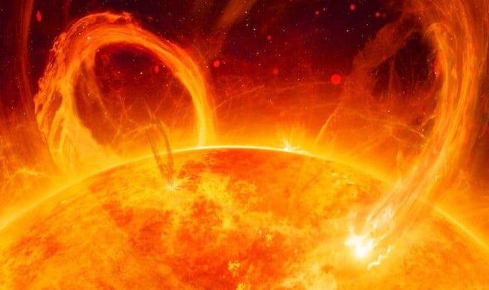 Güneş patlaması sonrası manyetik fırtına, Dünya'yı etkileyebilir