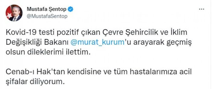 Murat Kurum koronavirüse yakalandı