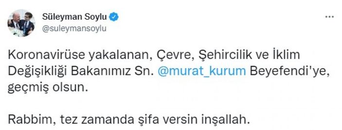Murat Kurum koronavirüse yakalandı