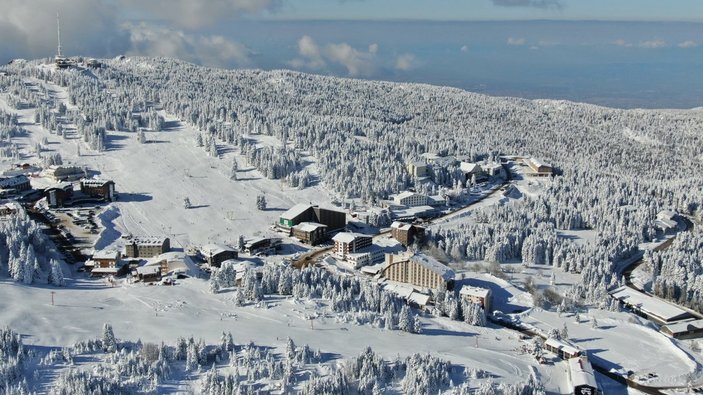 Uludağ'da kar kalınlığı 139 santimetre