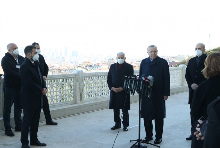 Cumhurbaşkanı Erdoğan: Aşılar sayesinde süreci rahat atlattım