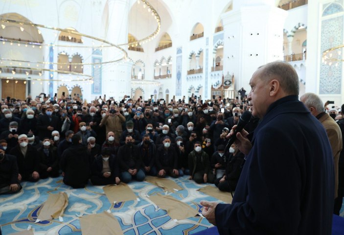 Cumhurbaşkanı Erdoğan: Aşılar sayesinde süreci rahat atlattım