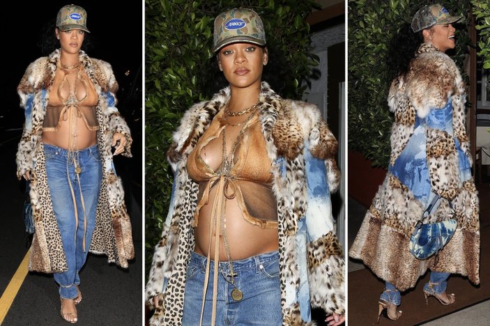 Rihanna, hamile halini sevdi