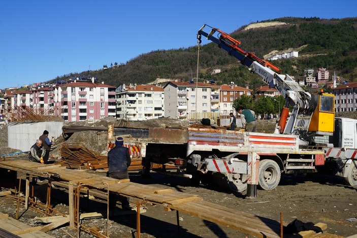 Bozkurt, sel felaketinin ardından yeniden inşa ediliyor