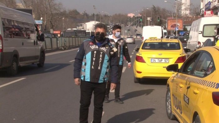 Kadıköy'de kural ihlali yapan taksicilere ceza