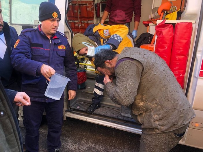 Bakan Koca, Gaziantep'te ambulansa binmek istemeyen işçiyi paylaştı
