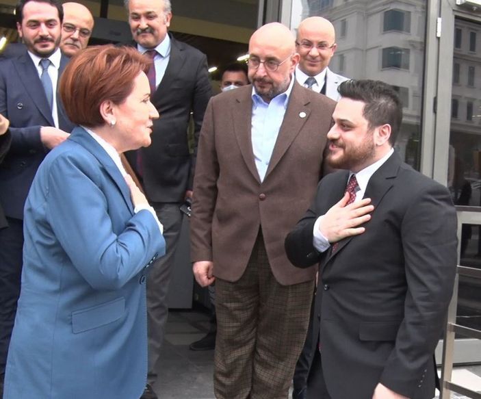 Hüseyin Baş'tan Meral Akşener'e ziyaret
