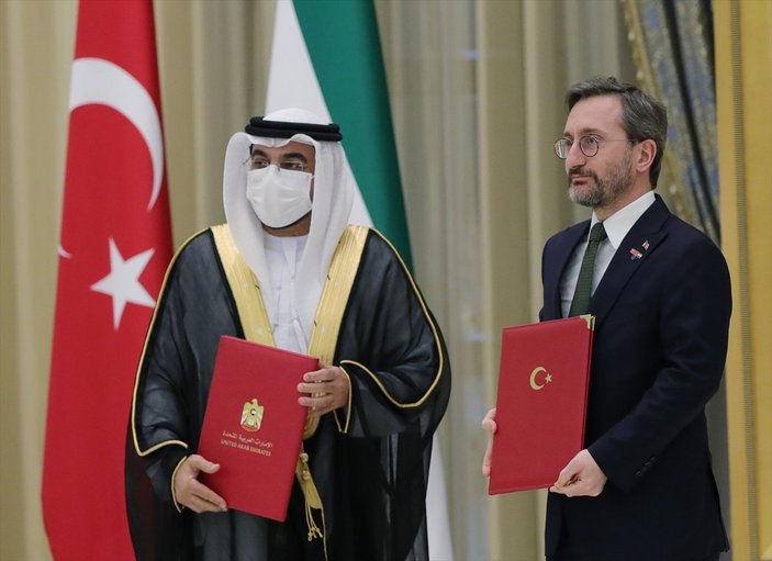 Türkiye-BAE arasında çeşitli alanlarda 13 anlaşma imzalandı