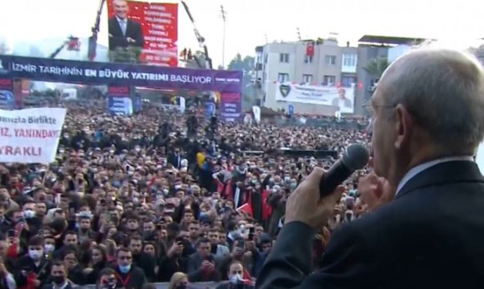 Kemal Kılıçdaroğlu, Buca Metrosu Temel Atma Töreni'ne katıldı