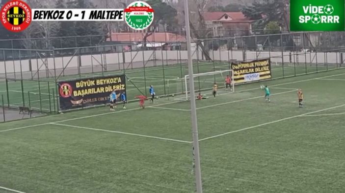 Amatör maçta ilginç olay: Top toplayıcı çocuk golü kurtardı
