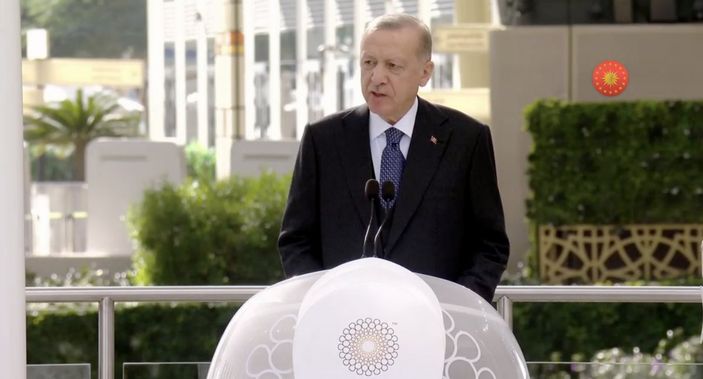 Cumhurbaşkanı Erdoğan, Dubai EXPO'da açıklama yaptı