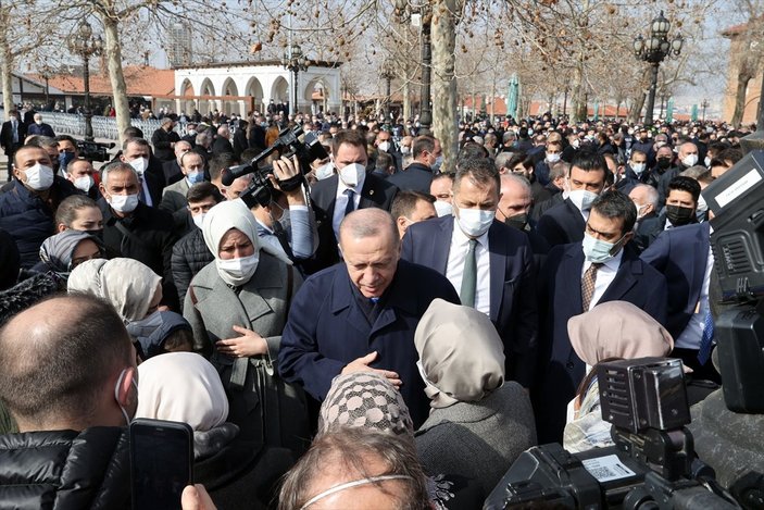 Cumhurbaşkanı Erdoğan, Ahmet Erdoğan'ın cenaze namazına katıldı