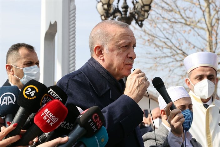 Cumhurbaşkanı Erdoğan, Ahmet Erdoğan'ın cenaze namazına katıldı