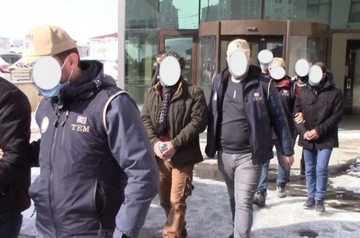 Erzurum'da, PKK/KCK propagandası yapan şahıslara operasyon