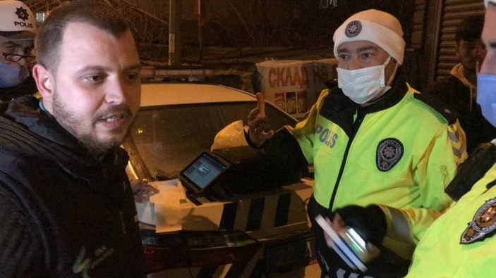 Edirne'de denetime giren sürücülerden savunmalar