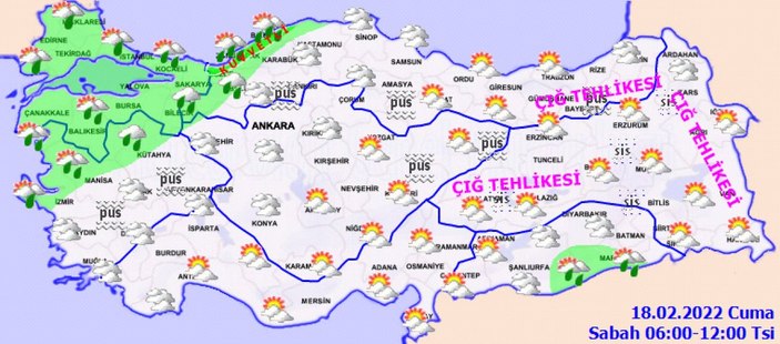 Meteoroloji'den yeni hava durumu raporu! İşte il il güncel haritalar...
