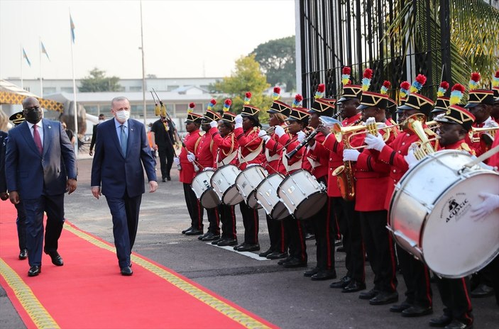 Cumhurbaşkanı Erdoğan, Afrika turunun ilk durağı Kongo Demokratik Cumhuriyeti’nde