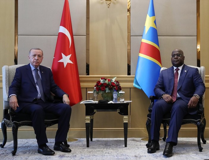 Cumhurbaşkanı Erdoğan, Afrika turunun ilk durağı Kongo Demokratik Cumhuriyeti’nde