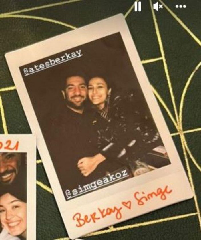 Milli libero Simge Aköz'den ilan-ı aşk! Sadakatsiz'in yıldızı ile pozuna 'Maşallah' yağdı...