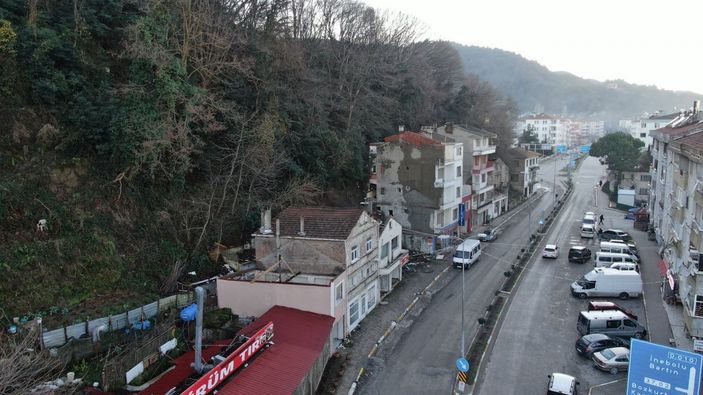 i Kastamonu'da heyelan riski olan binalara yıkım kararı