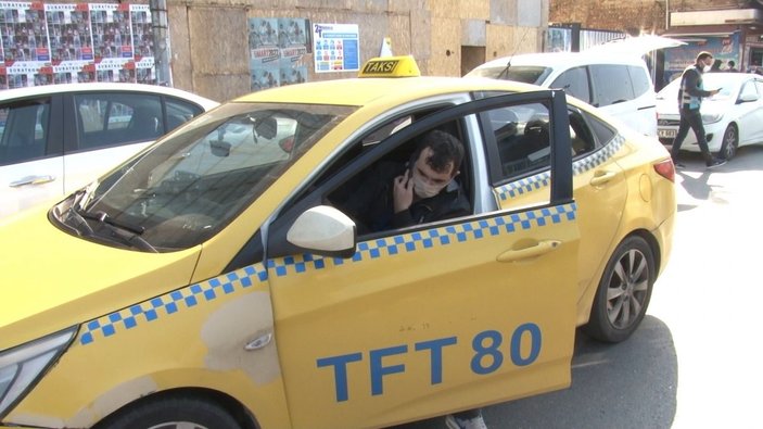 Kadıköy'de ruhsatsız taksici denetime takıldı