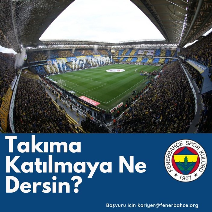 Fenerbahçe kariyer sitesine iş ilanı verdi