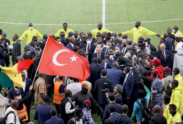 Senegal Stadı, Cumhurbaşkanı Erdoğan'ın katılımıyla açıldı