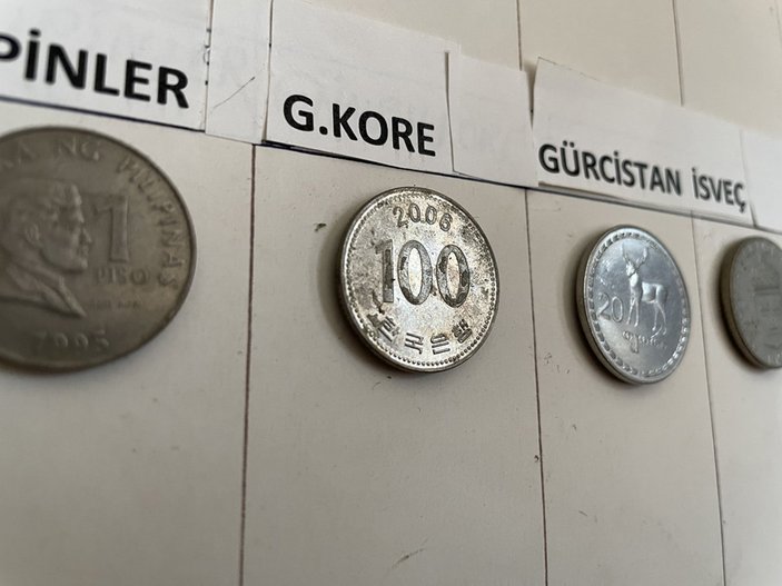 Erzurumlu koleksiyoncu, 42 ülkenin madeni parasını topladı
