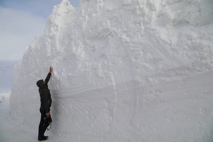 Van’da kar kalınlığı 6 metreyi geçti