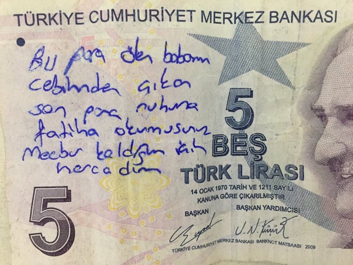 Adana'da baba yadigarı paranın sahibi aranıyor