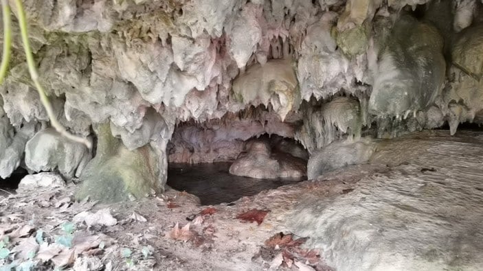Bursa'da hayvan otlatan besiciler, mağara keşfetti