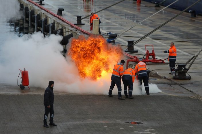 Çeşme Limanı'nda terör tatbikatı