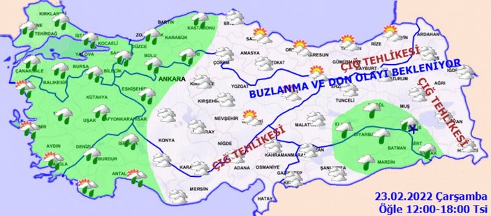 Meteoroloji'den yeni hava durumu raporu! İkinci cemre için geri sayım...