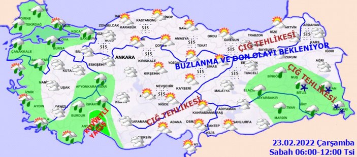 Meteoroloji'den yeni hava durumu raporu! İkinci cemre için geri sayım...