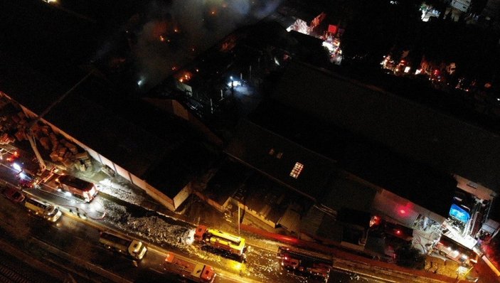 Tuzla'da çıkan fabrika yangınları korkuttu