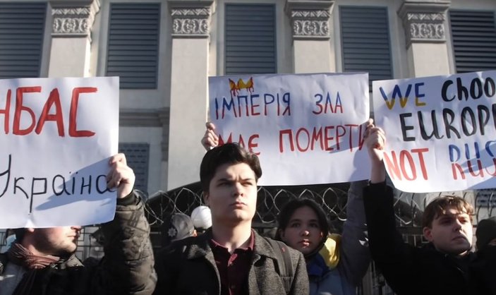 Ukrayna halkı: Putin'den korkmuyoruz