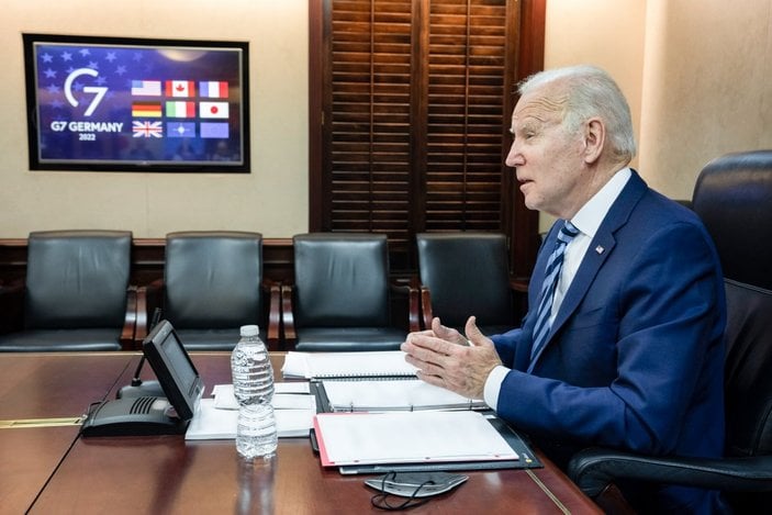 Joe Biden: G7 liderleri Rusya’ya yıkıcı yaptırım paketleri üzerine anlaştı