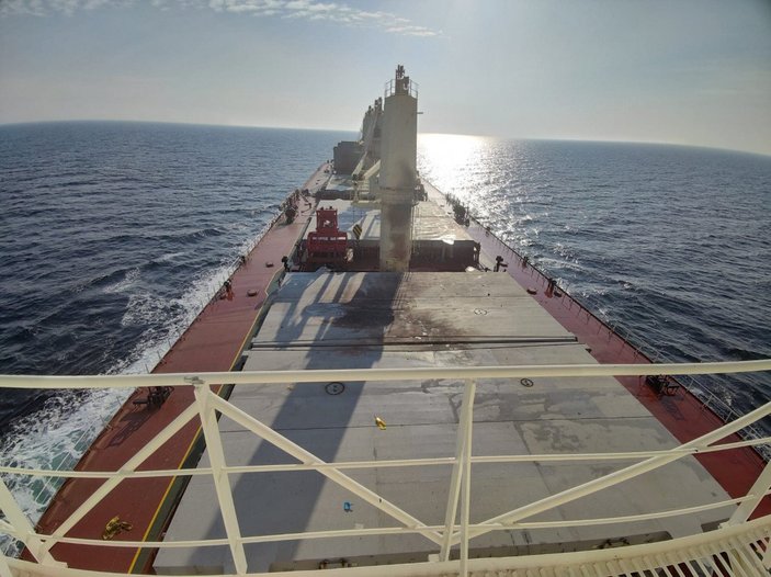 Karadeniz'de Odessa açıklarında Türk gemisine bomba isabet etti