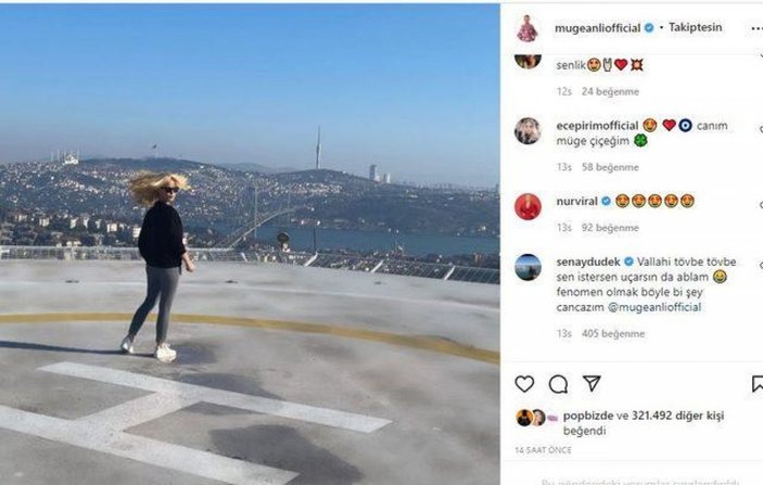 Müge Anlı, İstanbul trafiğini böyle aştı
