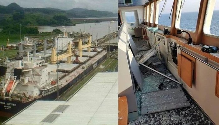 Karadeniz'de Odessa açıklarında Türk gemisine bomba isabet etti