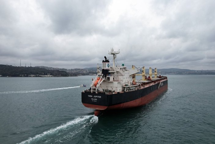 Odessa'da vurulan Türk gemisi İstanbul'a ulaştı