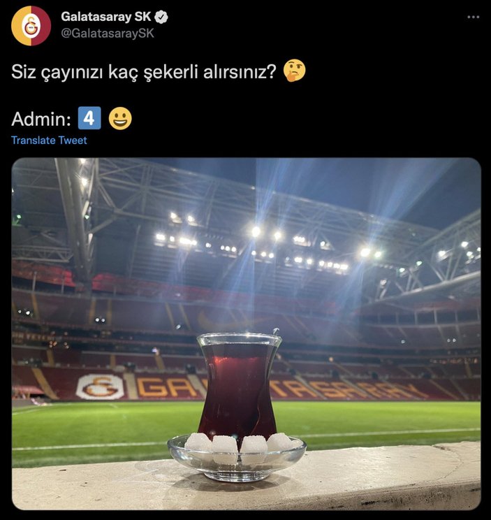 Galatasaray'dan Rizespor'a gönderme