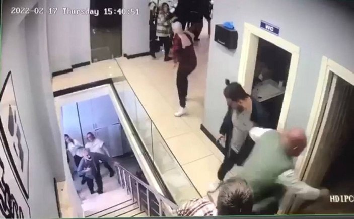 Şişli'de iş yeri basan grup kamerada