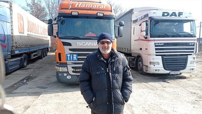 Türk tır şoförleri, Ukrayna'da yaşadıklarını anlattı