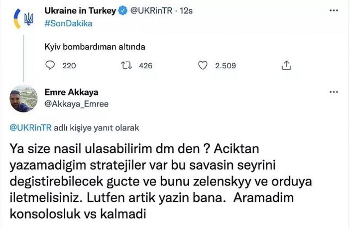 Ukrayna'ya taktik veren Türk, sosyal medyayı salladı! 'Putin duymasın!'